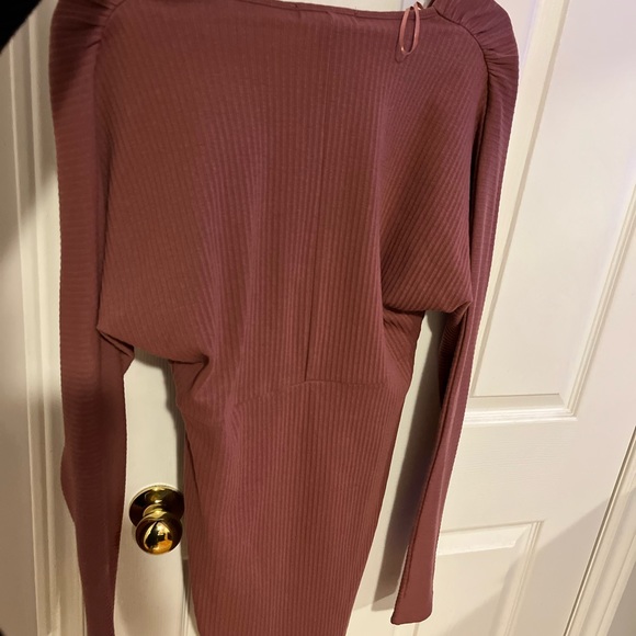 Mauve pink bodycon dress - Picture 2 of 2